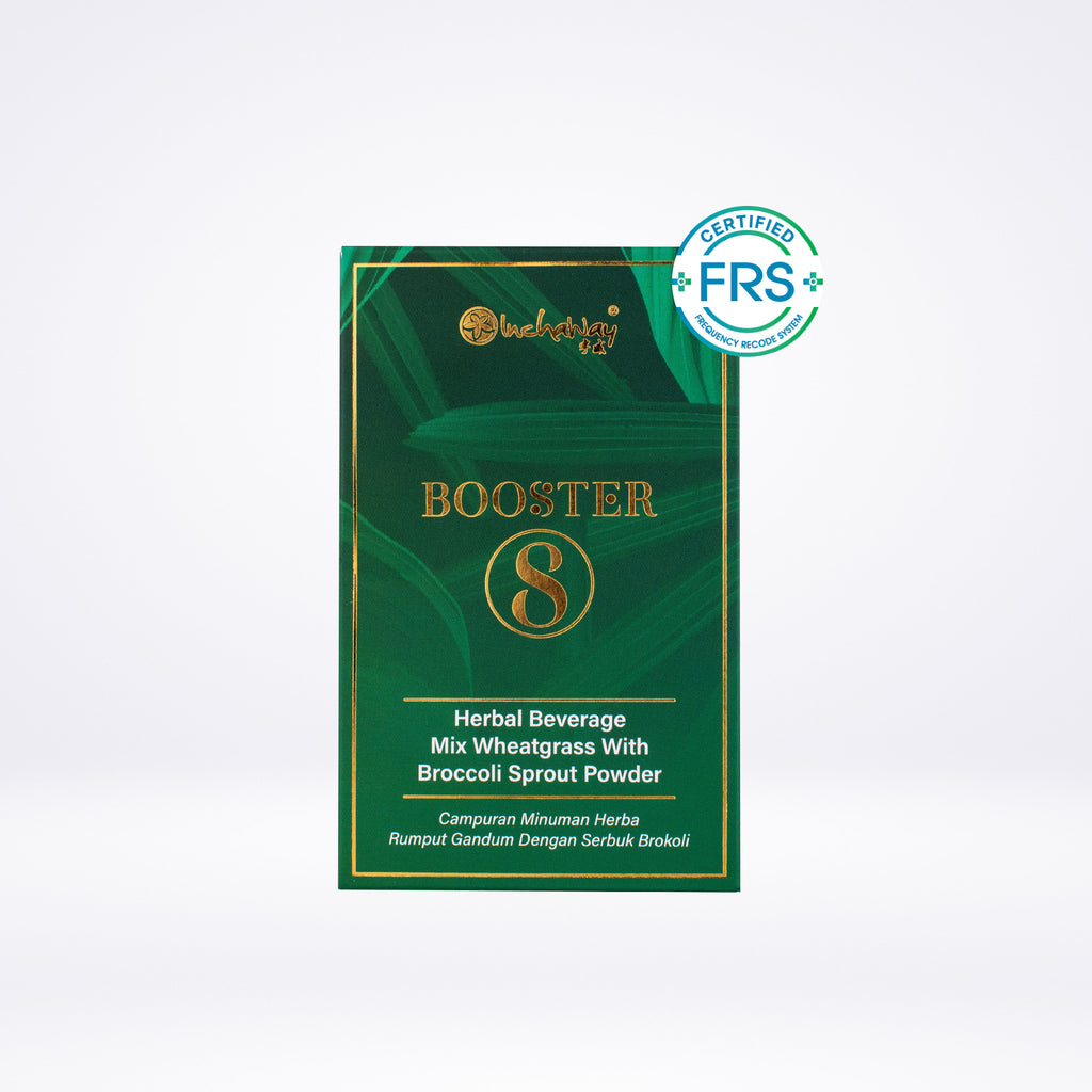 Booster 8 cellular energy drink with frequency nutrition