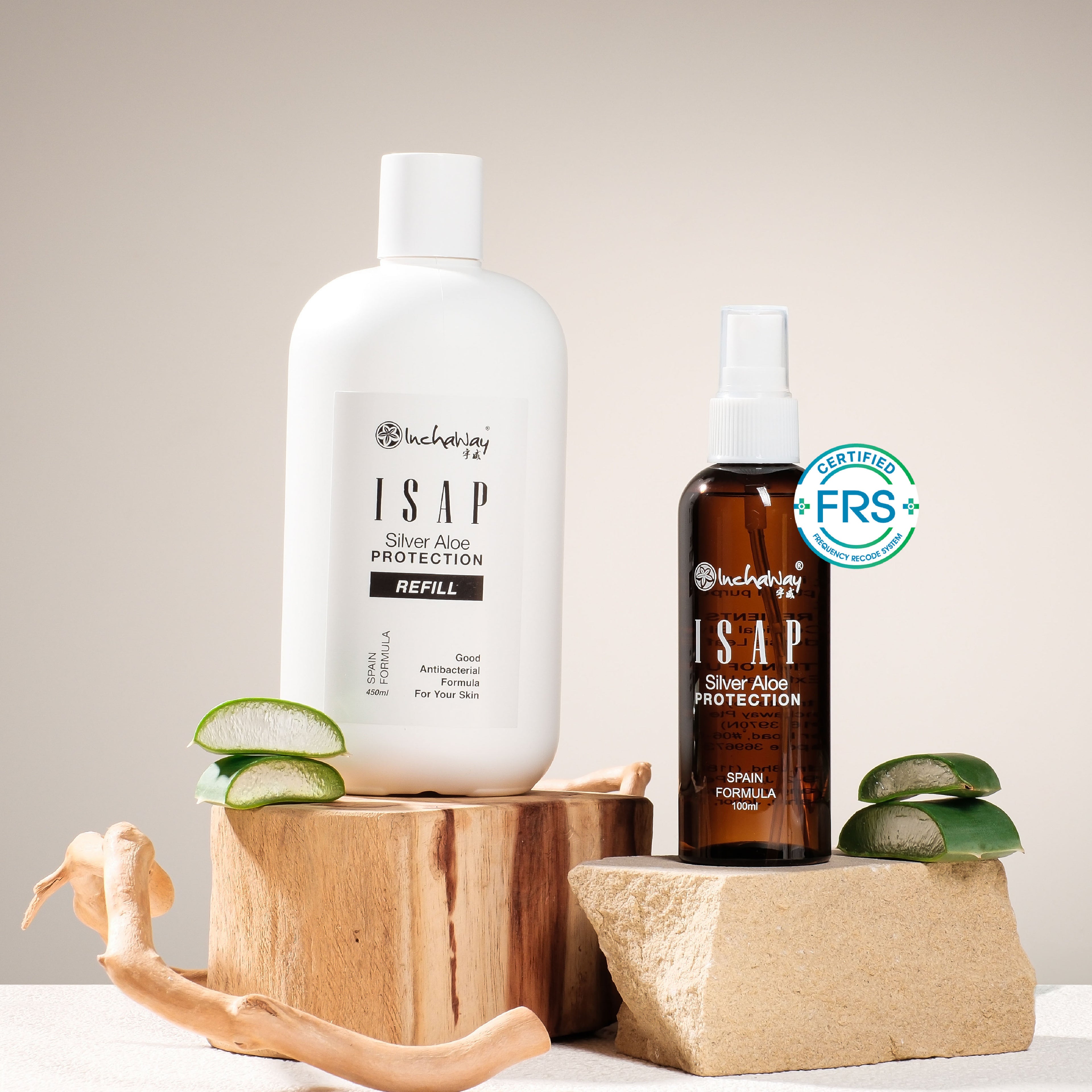 ISAP antimicrobial protection spray with silver ions