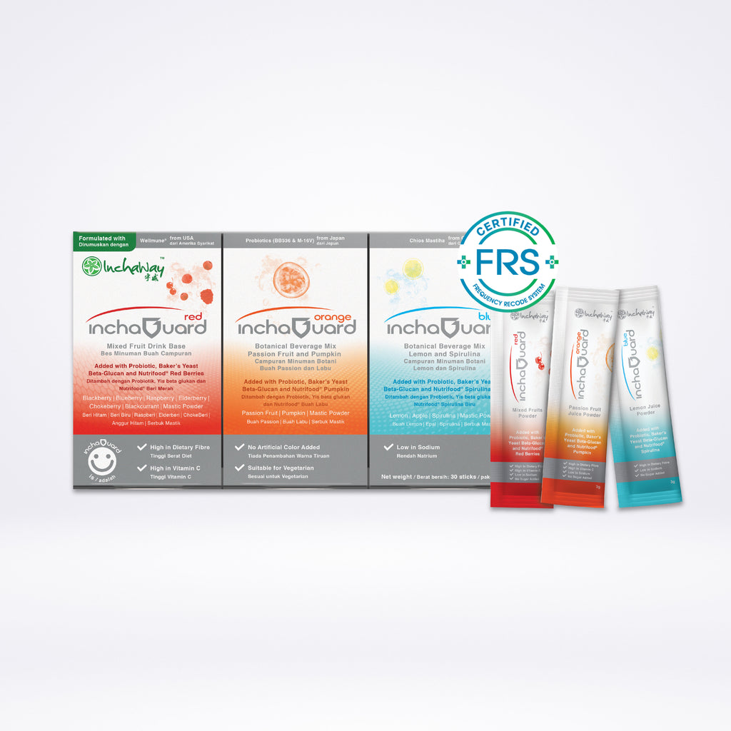 InchaGuard probiotic and beta-glucan gut immunity supplement