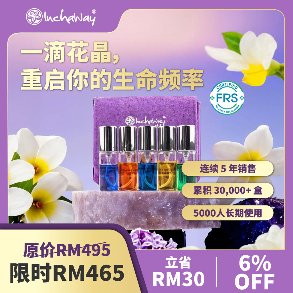 Flower Crystal Full Set chakra balancing essence collection